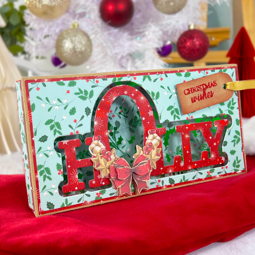 How to craft a Christmas gift box
