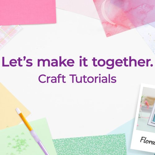 How to make a floral frame card