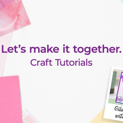 How to use gilding flakes with stamps