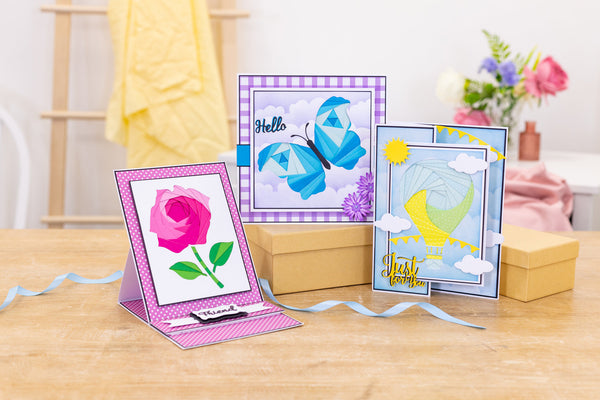 Make Iris Folding easy with this craft collection from Gemini