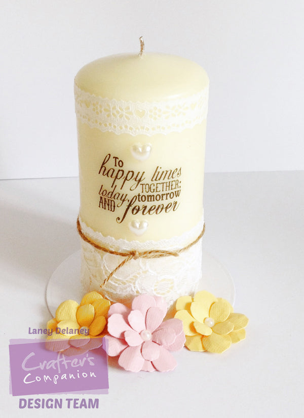 Inspirational Tutorial: How to make a decorative candle