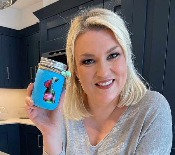Make an Easter Bunny Mason Jar with Sara