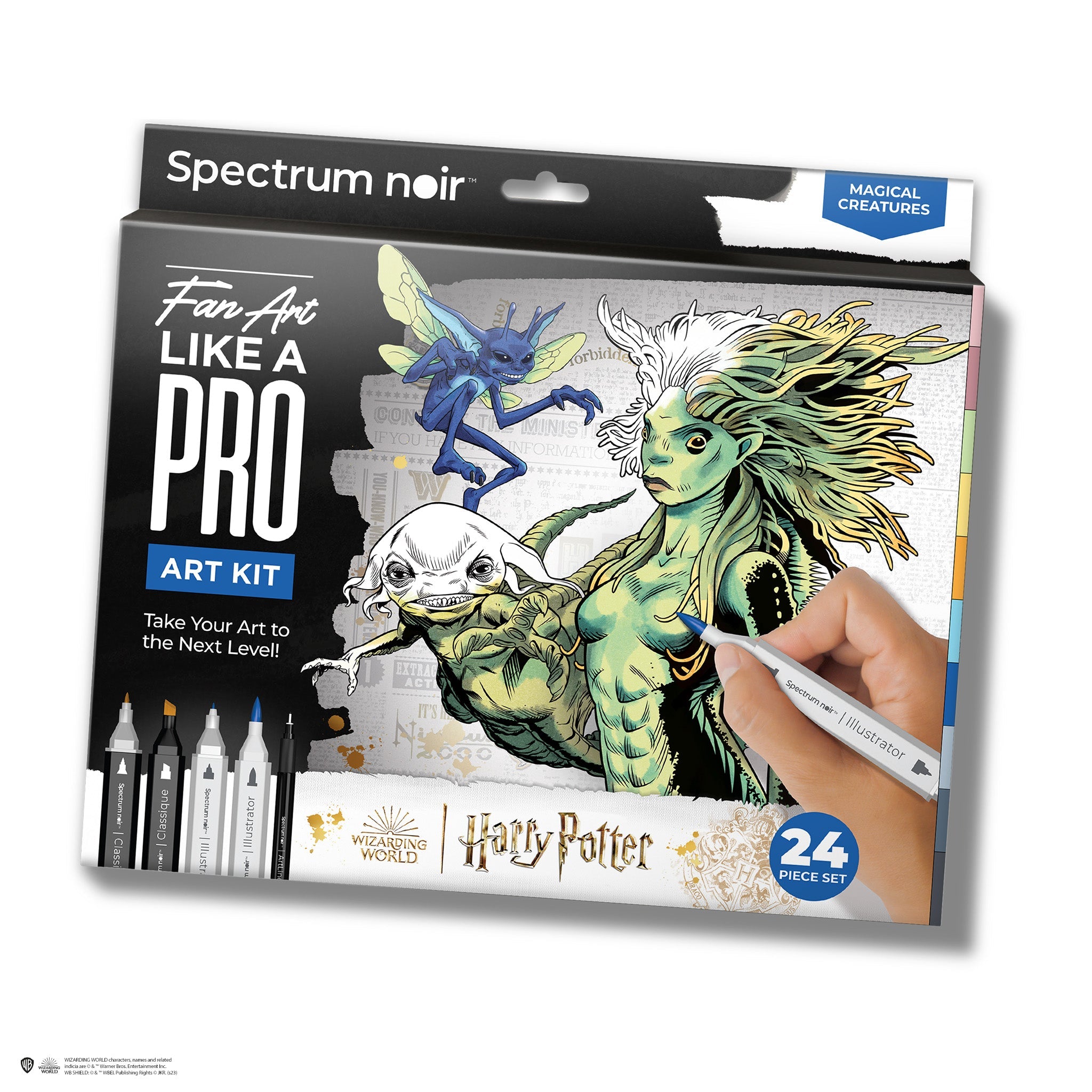 Spectrum Noir Fan-Art Like a Pro Art Kit - Magical Creatures -Crafter's  Companion US