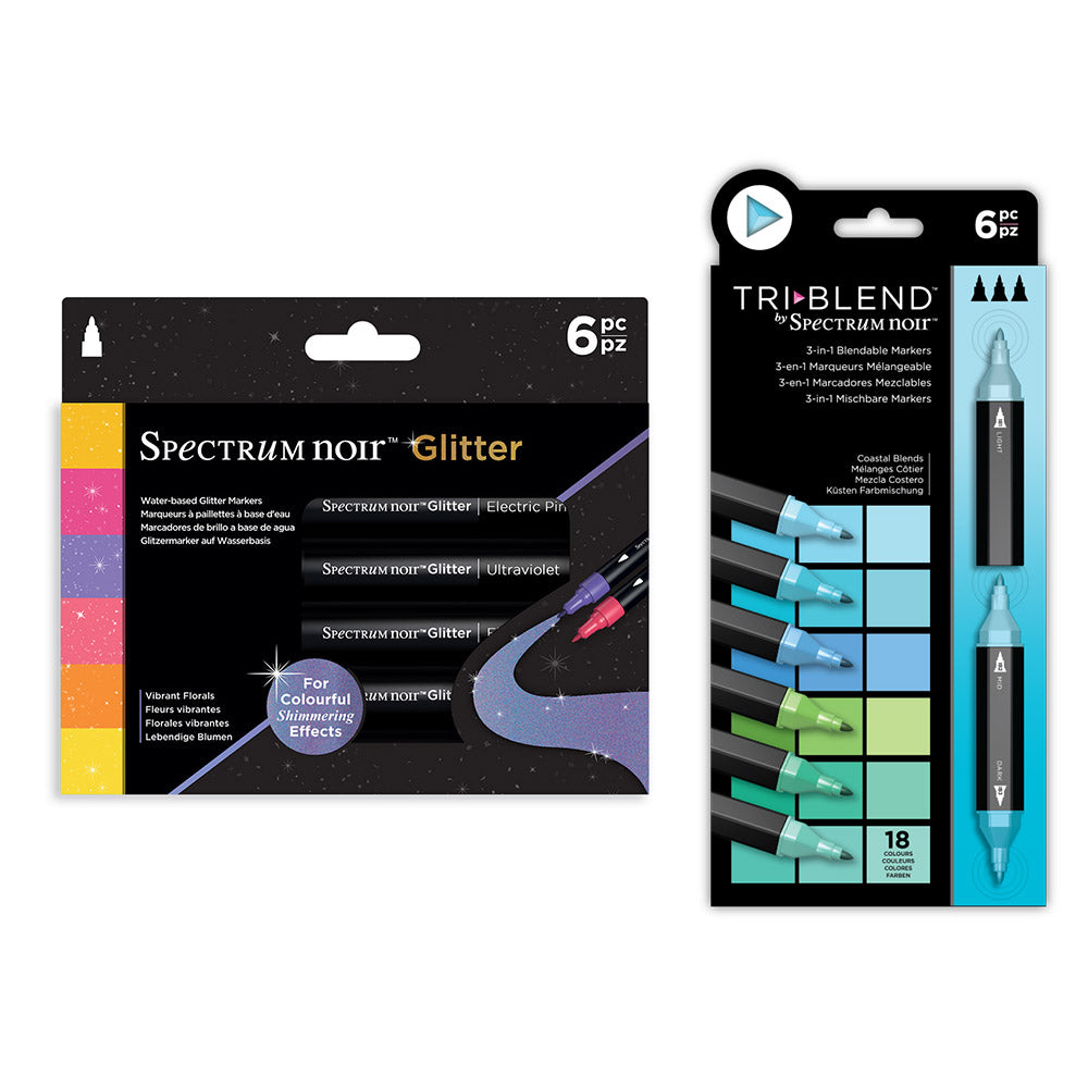 Spectrum Noir TriBlend Markers - Jewel Shades (Pack Of 6), SN-TBLE-JESH6