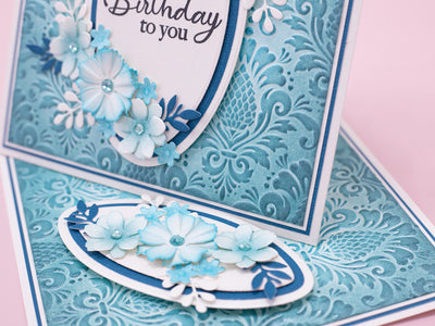 Regal Damask 3D Embossing Folder 5.5 x 5.5