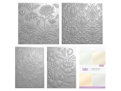 3D Embossing Folders 5pc Collection