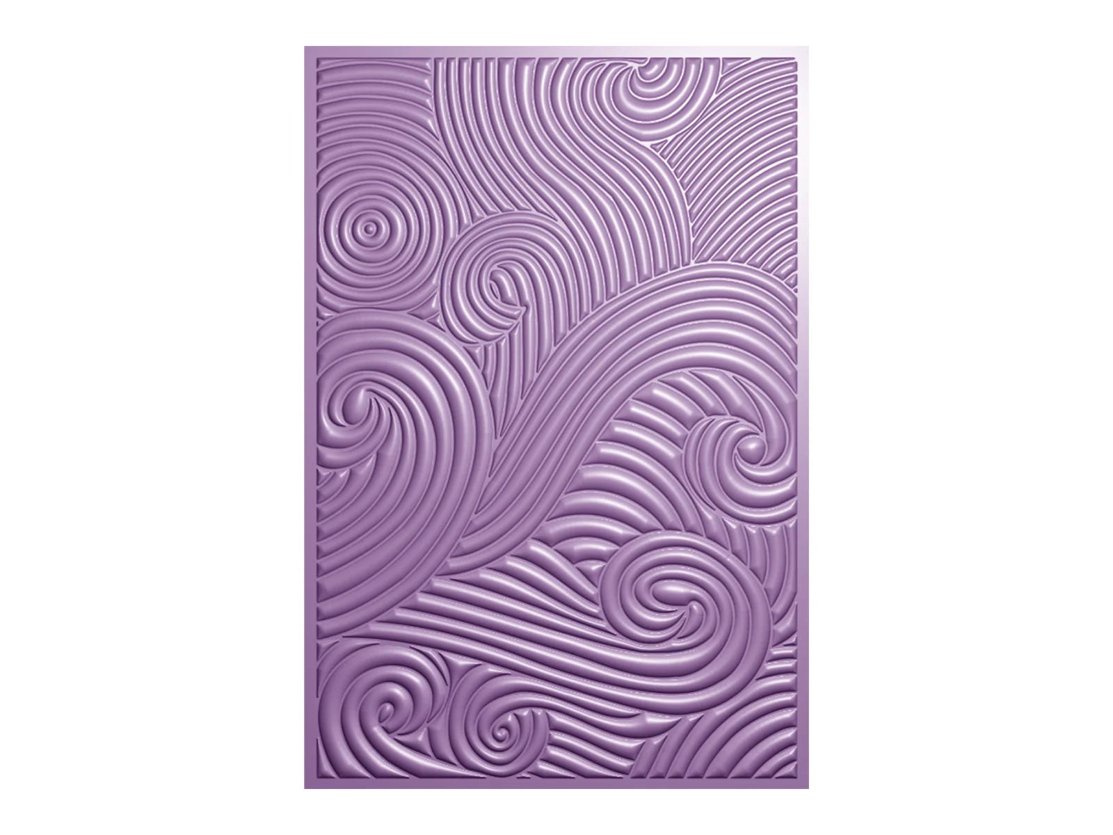 Crafter s Companion 6 X 4 3D Embossing Folder Swirling Waves crafter-s-companion-6-x-4-3d-embossing-folder-swirling-waves