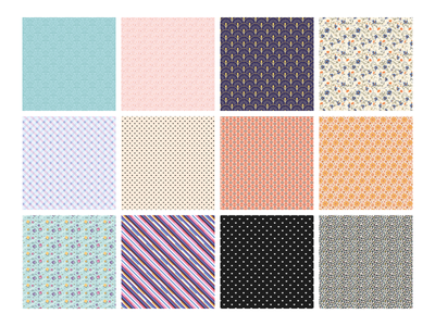 Crafters Companion 6” x 6” Paper Pad - Timeless Textiles