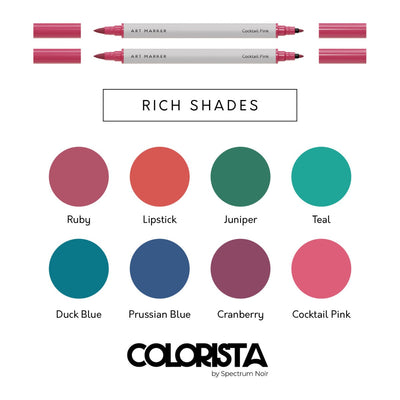 Colorista - Art Marker - Rich Shades 8pc
