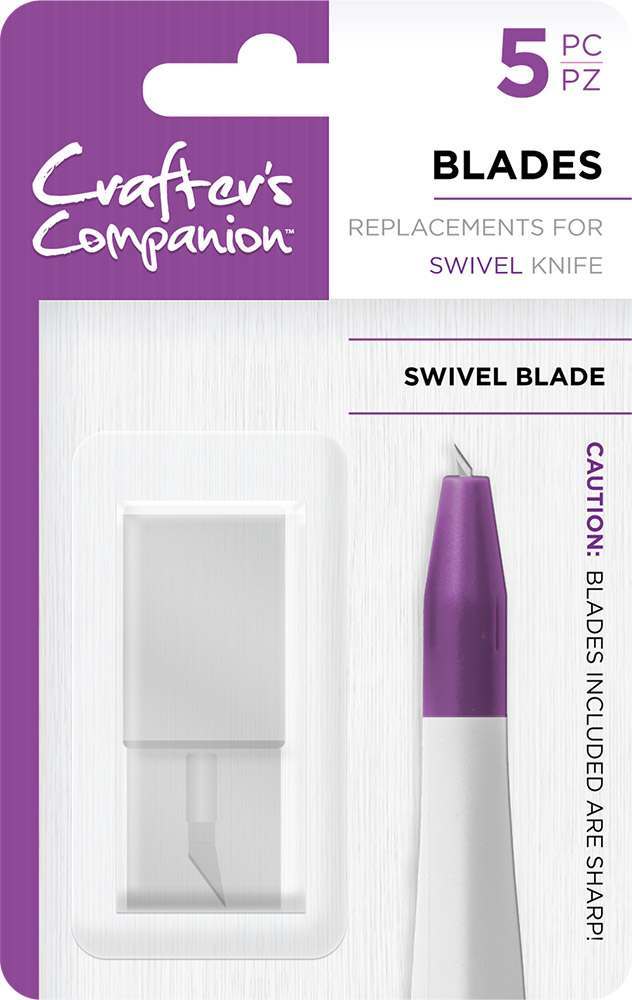 Crafter's Companion Craft Knife Replacement Blades 5/Pkg for SKU #615011