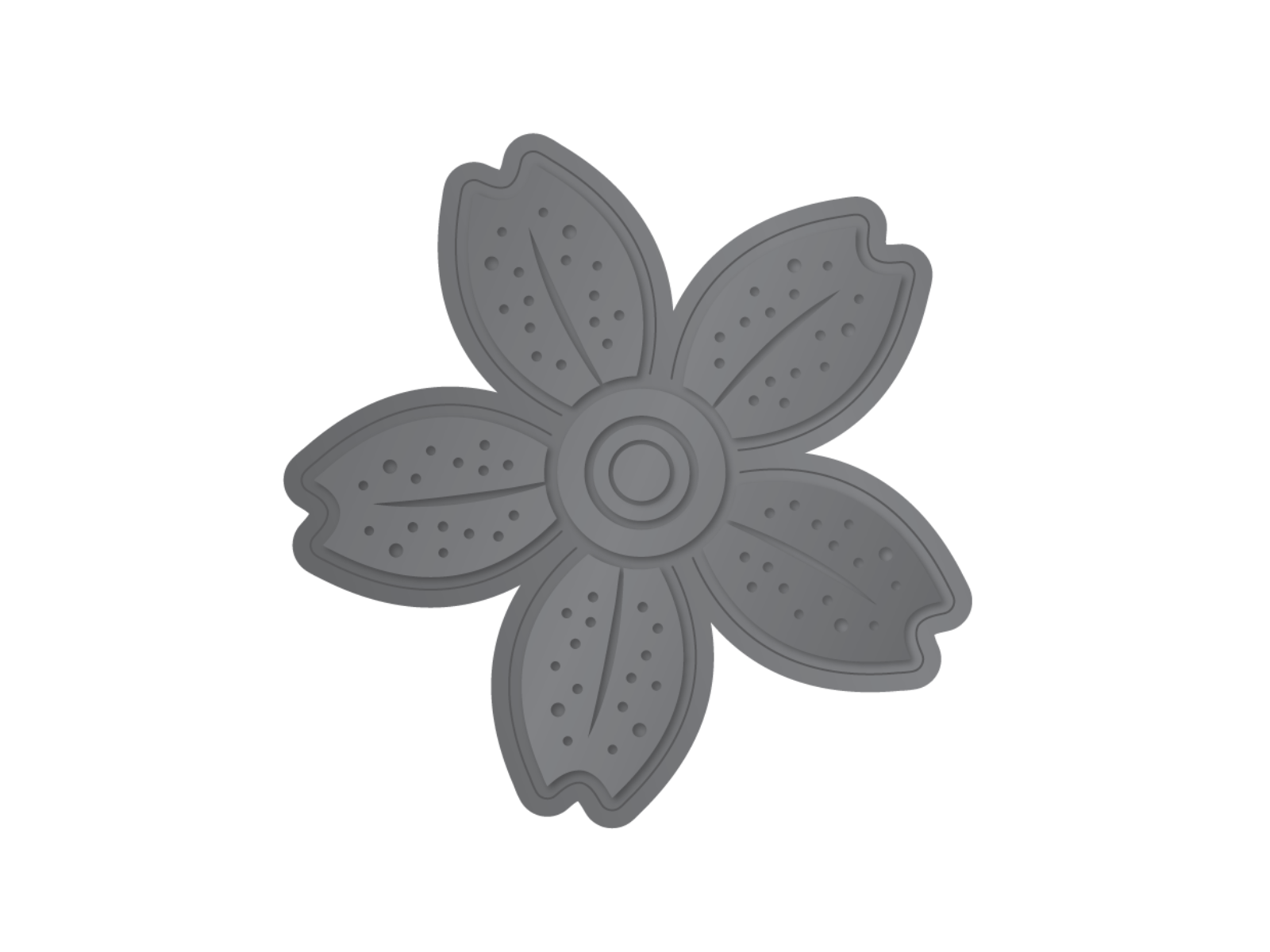 Gemini Elements Foil Stamp 'N' Cut Die - Pointed Petals
