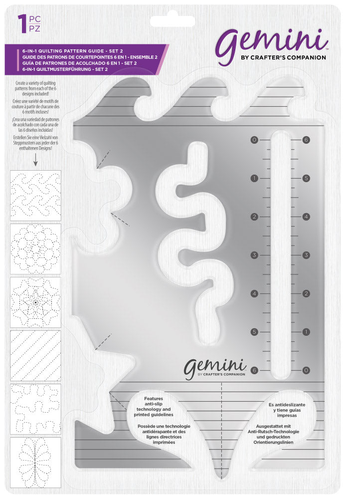 Free Motion Quilting Template and Rulers set - Sewing By Sarah