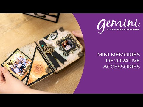 Gemini Elements Mini Memories Collection Metal Die - Flip Book