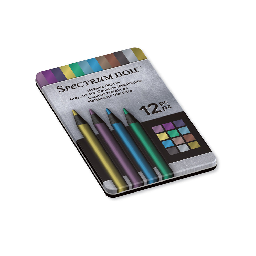 Spectrum Noir Metallic Pencils 12/Pkg