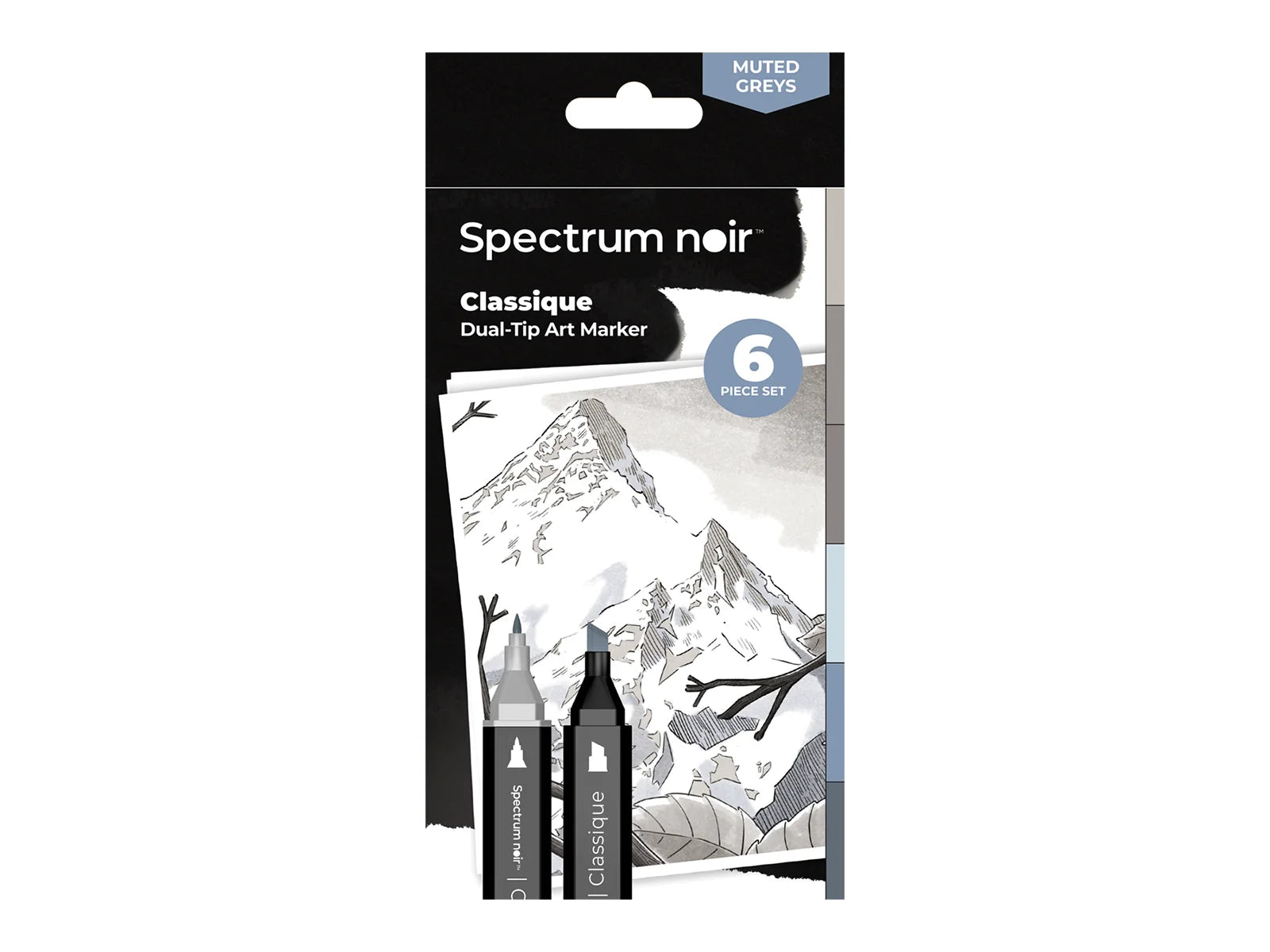 Spectrum Noir-Classique 6pc-Muted Greys | Crafter's Companion US Spectrum Noir-Classique 6pc-Muted Greys | Crafter's Companion US