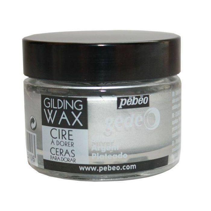 Pebeo Gilding Wax, 30 mL, Silver