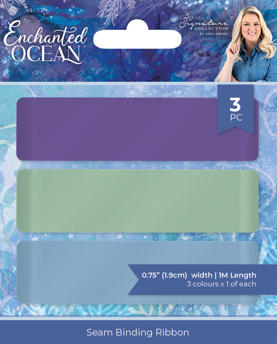 Sara Signature - Enchanted Ocean - Embellishments - Seam Binding