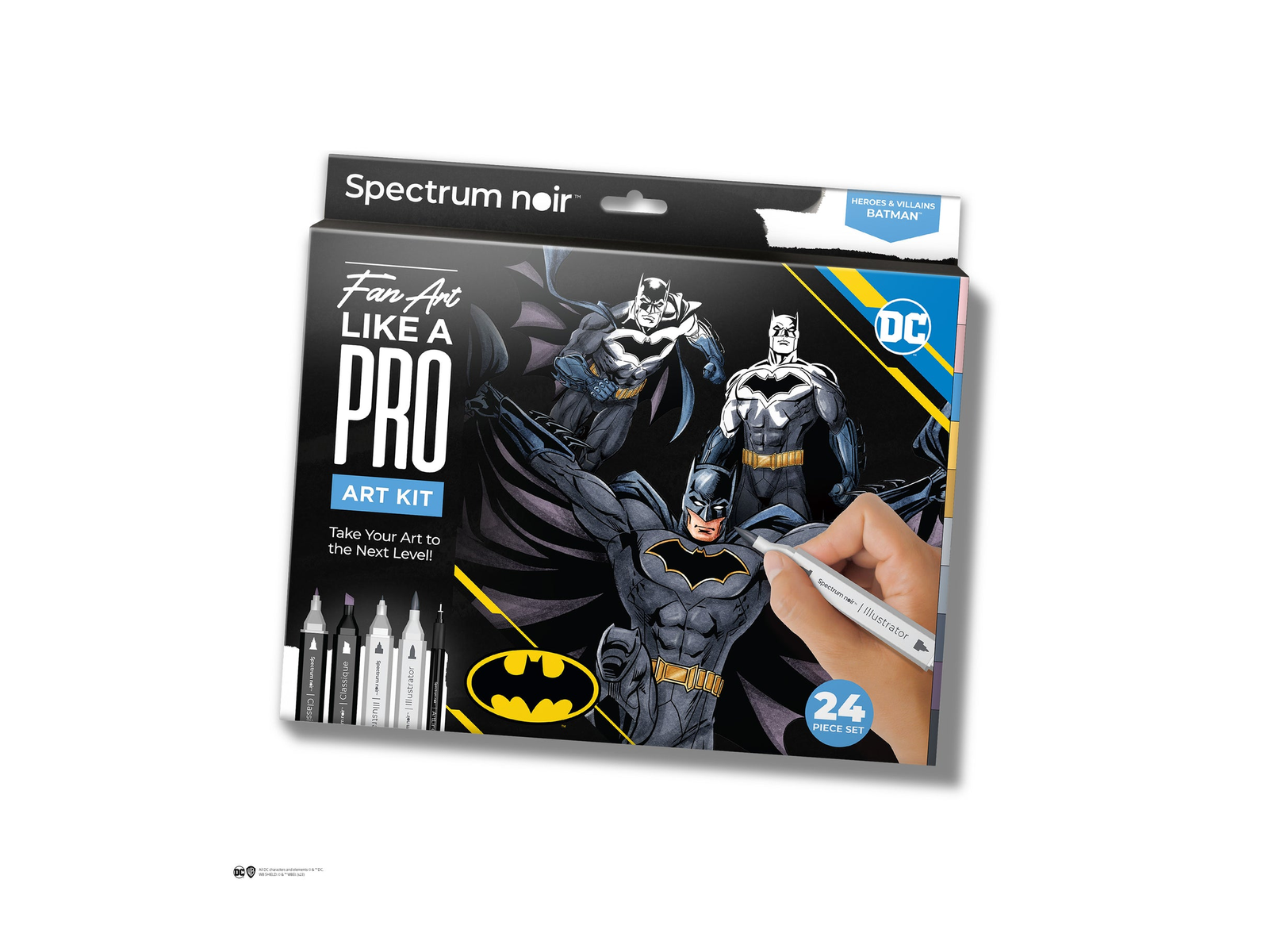 Batman Fan-Art Like a Pro Art Kit | Spectrum Noir -Crafter&rsquo;s 