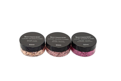 Spectrum Noir 50ml Luxury Gilding Flakes - Blush (3PC)