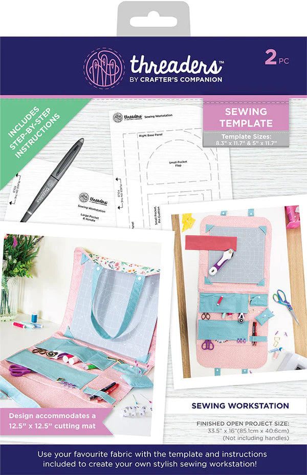 Threaders Sewing Workstation Template with FREE Snap Tool Kit Crafter