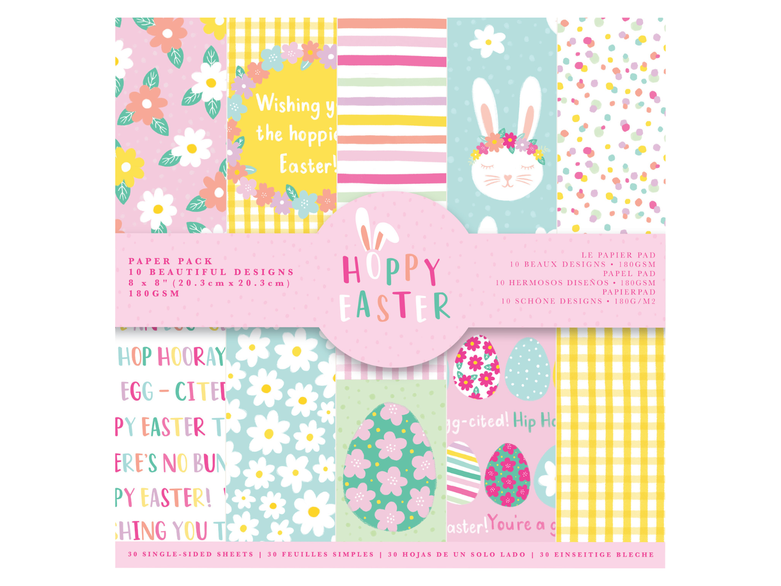 Violet Studio - 8x8 violet-studio-8x8-paper-pack-hoppy-easter-30pk-crafter-s-companion-us