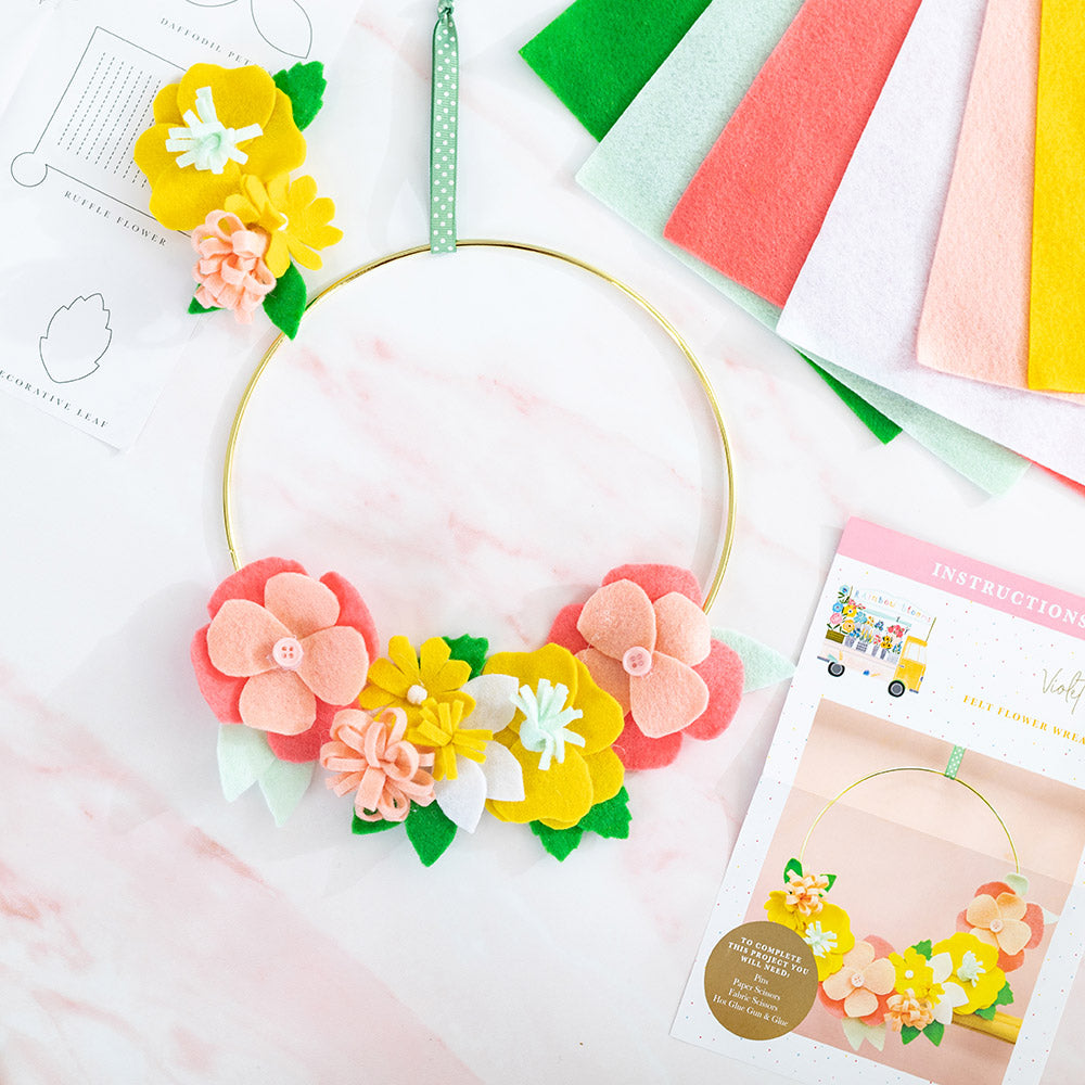 Floral Flourish Embroidery Kit
