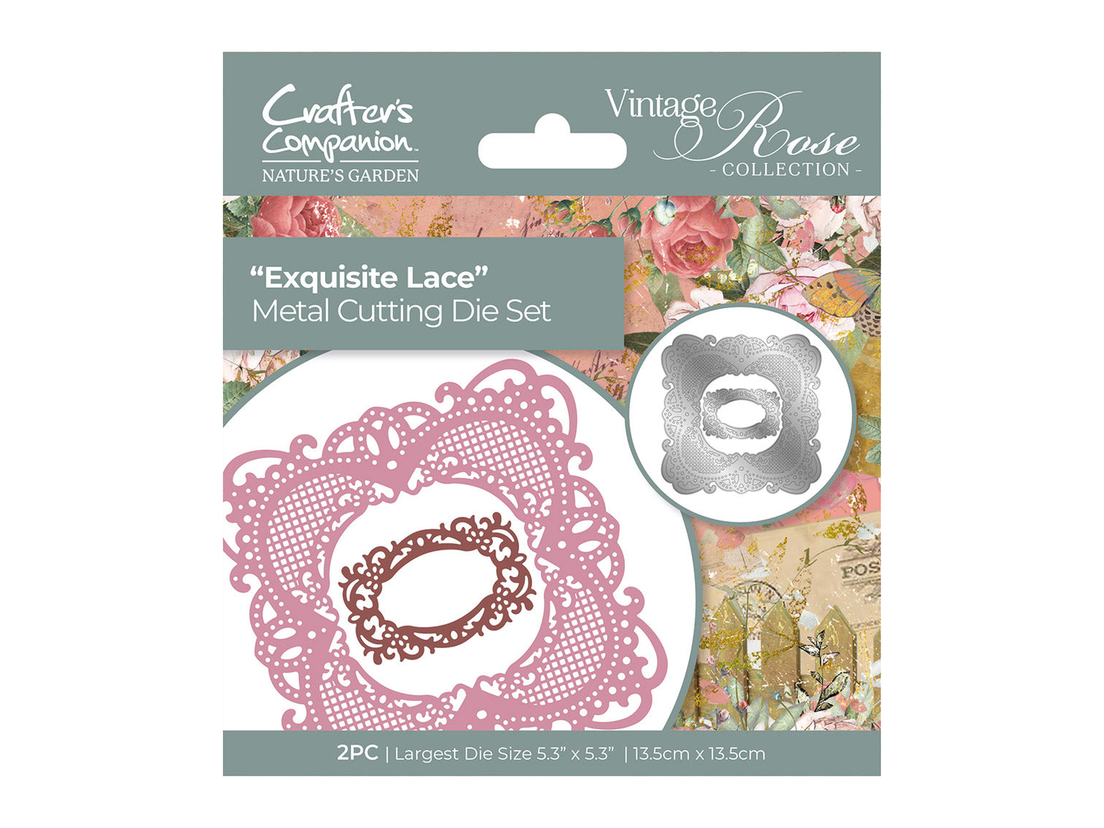 Nature's Garden Vintage Rose Die - Exquisite Lace | Crafter's