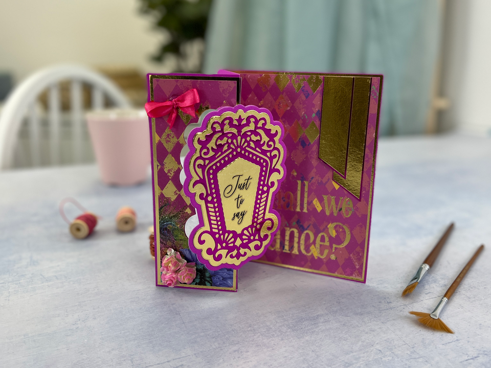 How to craft a card with Gemini Ornate Pop Out Dies