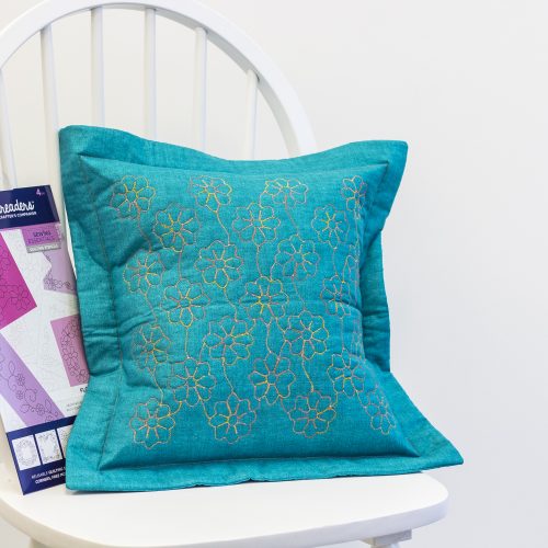 How to: Quilt a cushion cover with Threaders new Quilting Stencils