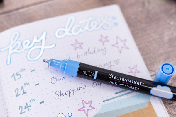 Make colouring magical with Spectrum Noir Outline Markers