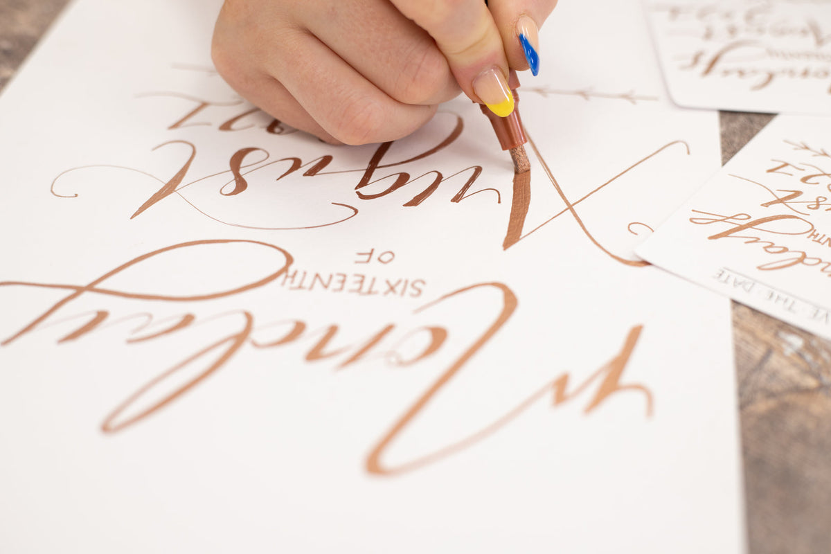 Customise in shimmering shades with Spectrum Noir Metallic Paint Markers