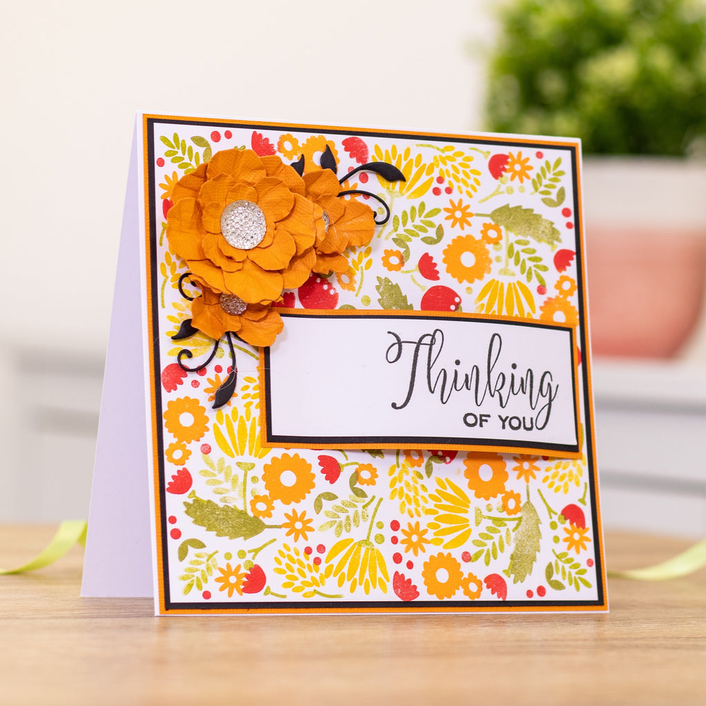 How to use the Background Rotation Stamps | Crafter's Companion US