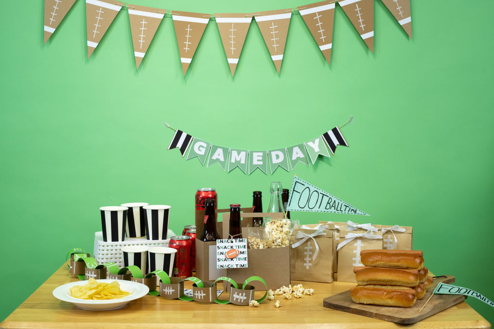 The Big Game: DIY Crafts for the Ultimate Football Weekend Party