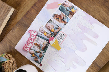 Summer Scrapbooking: Step-by-Step Ice Cream-Inspired Layout