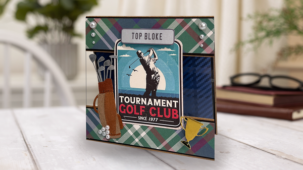 Modern Man Golf Card