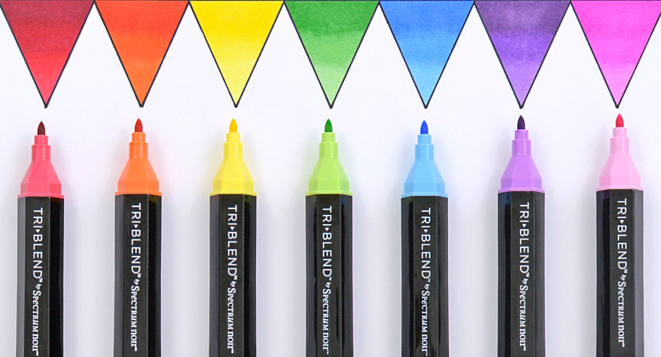Blend the rules with the new Spectrum Noir TriBlend marker range!