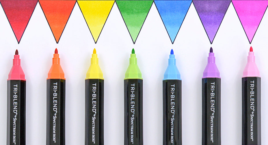 Blend the rules with the new Spectrum Noir TriBlend marker range!