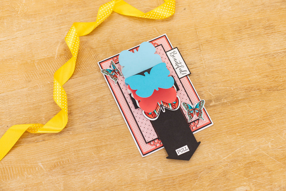 How to create interactive Shaped Waterfall cards!