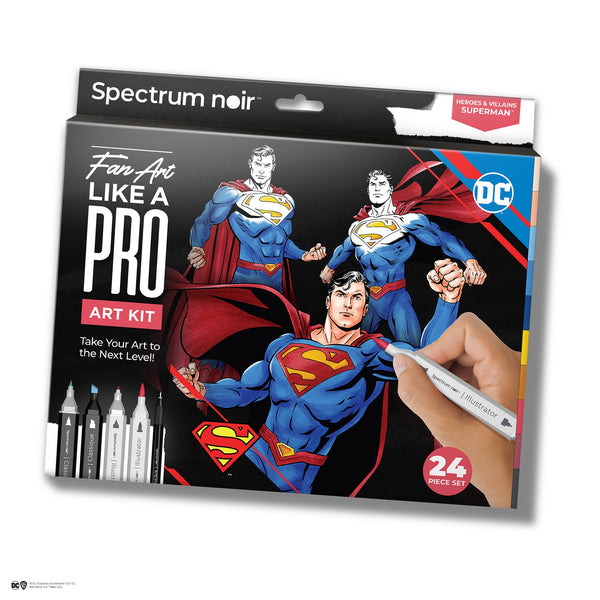 Spectrum Noir Fan-Art Like a Pro Art Kit - Superman