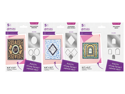 Gemini Simple Create-a-Card Dies with Accents Trio