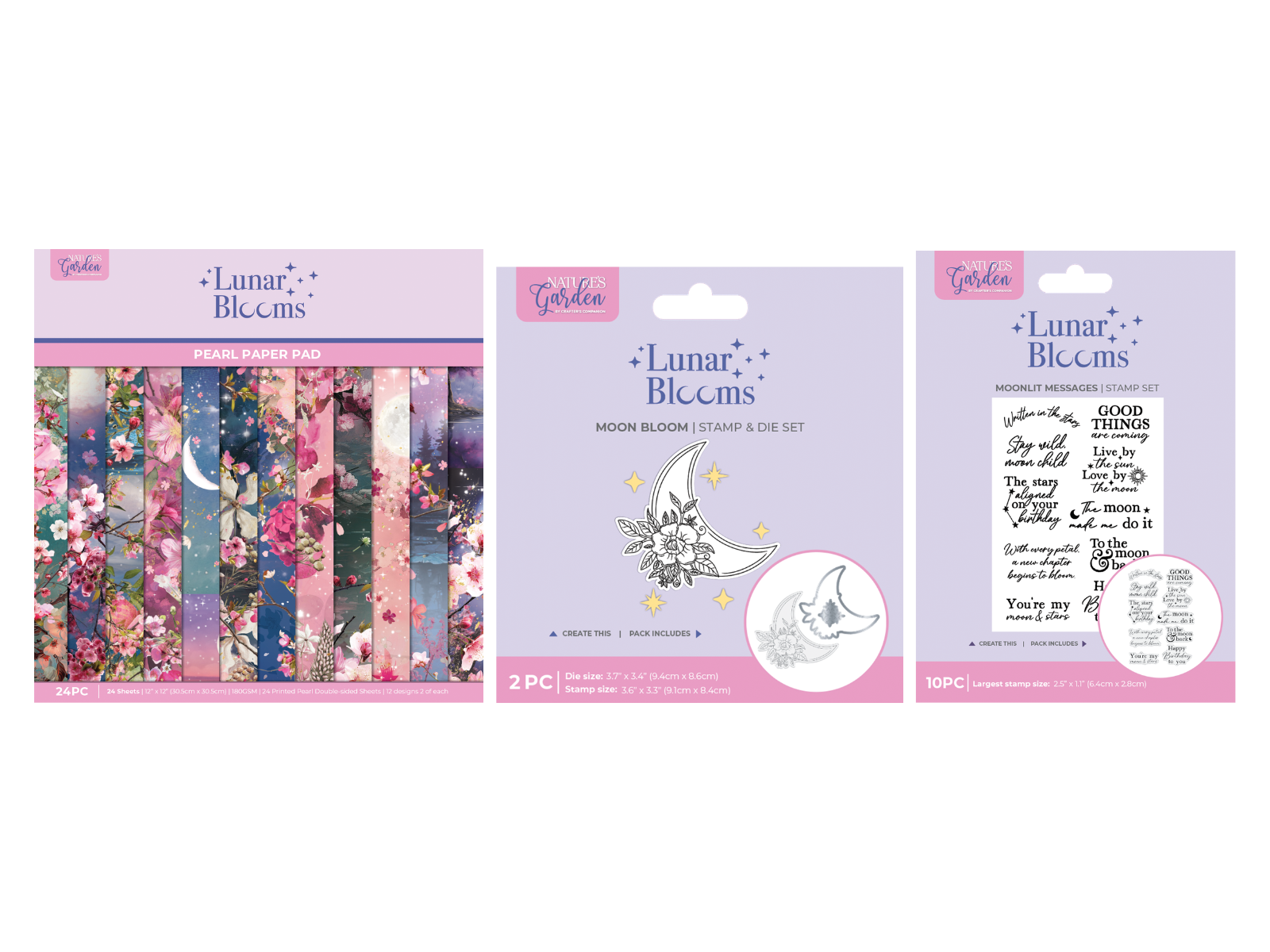 Nature's Garden Lunar Blooms 3pc Selection