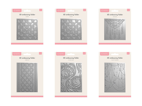 Crafter's Companion Embossing Folder Selection