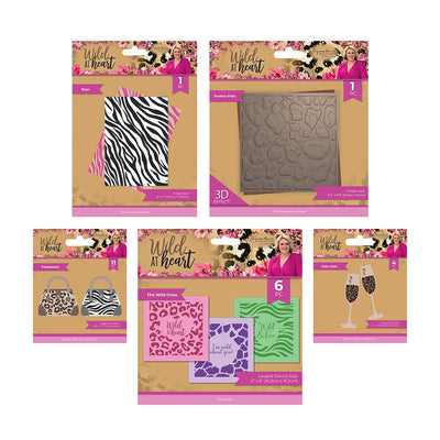 Sara Signature Wild At Heart Embossing & Stencil Collection