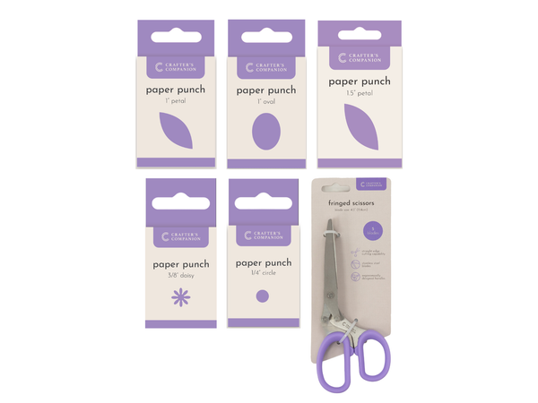 Crafter's Companion Flower Punch 6pc Selection