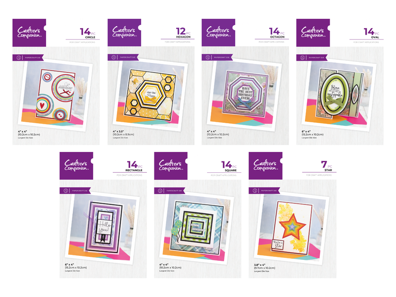Crafter's Companion Nesting Dies 7pc Collection