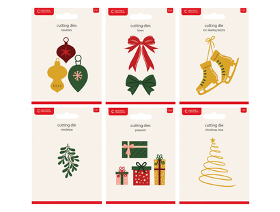 Christmas Embellishment Dies 6 Piece Collection