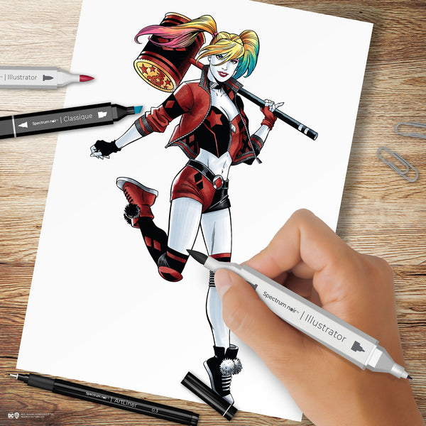 The main Harley Quinn image included in the Pro Art Kit