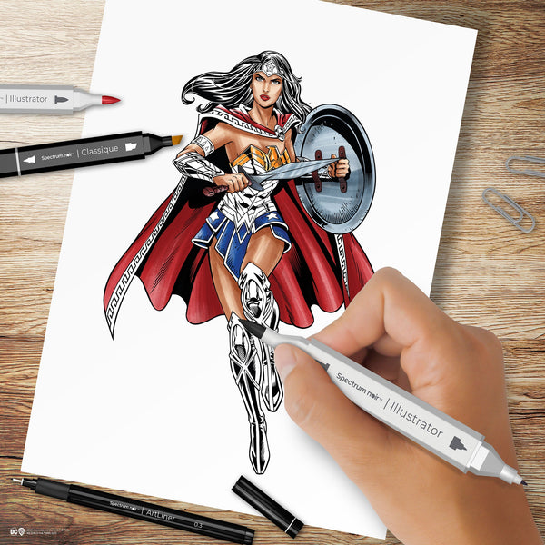 Spectrum Noir Fan-Art Like a Pro Art Kit - Wonder Woman -Crafter's  Companion US