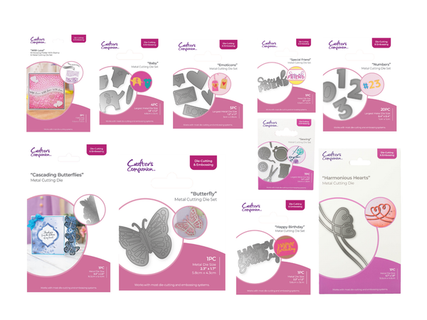 Crafter's Companion Die Cutting & Embossing Sentiments