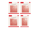 Crafter's Companion Christmas 3D Embossing Folder Selection